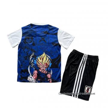 Camiseta Japon Anime Nino 2025 Azul