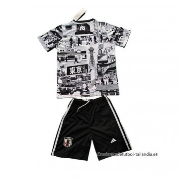 Camiseta Japon Anime Nino 2024-2025 Gris