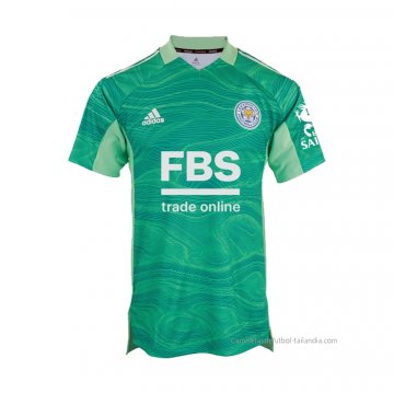 Camiseta Leicester City Portero 2021-2022 Verde Camiseta Leicester City Portero 2021-2022 Verde