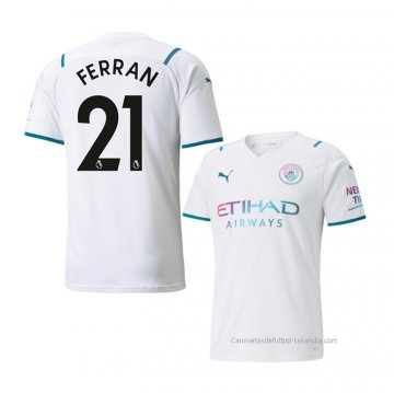 2ª Camiseta Manchester City Jugador Ferran 2021-2022 2ª Camiseta Manchester City Jugador Ferran 2021-2022