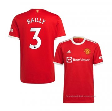 1ª Camiseta Manchester United Jugador Bailly 2021-2022 1ª Camiseta Manchester United Jugador Bailly 2021-2022