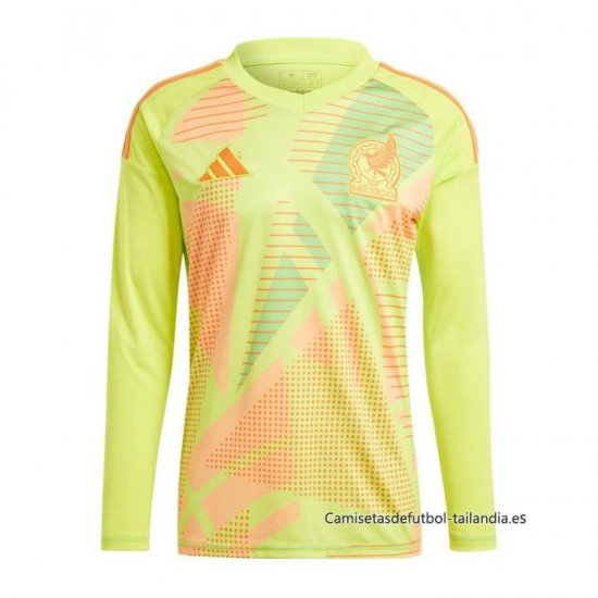 2ª Camiseta Mexico Portero Manga Larga 2024 - Haga un click en la imagen para cerrar
