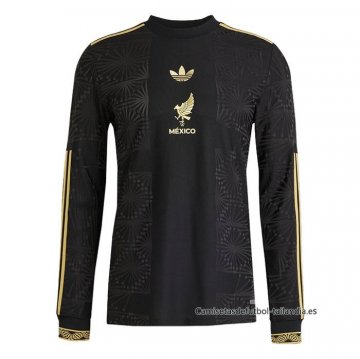 Camiseta Mexico Special Manga Larga 2025 Negro Camiseta Mexico Special Manga Larga 2025 Negro
