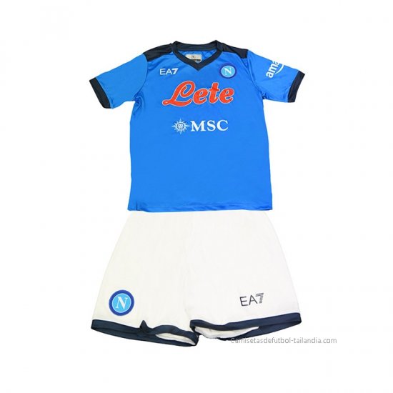 Camiseta Napoli 1ª Nino 2021-2022 - Haga un click en la imagen para cerrar