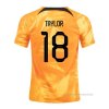 1ª Camiseta Paises Bajos Jugador Taylor 2022