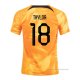 1ª Camiseta Paises Bajos Jugador Taylor 2022