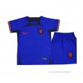 2ª Camiseta Paises Bajos Nino 2022