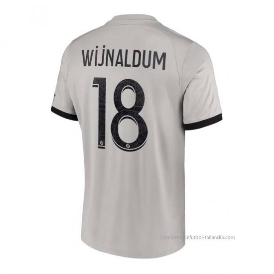 2ª Camiseta Paris Saint-Germain Jugador Wijnaldum 2022-2023 - Haga un click en la imagen para cerrar