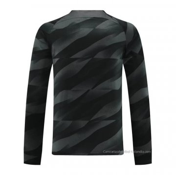 Camiseta Paris Saint-Germain Portero Manga Larga 2023-2024 Negro
