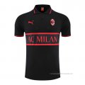 Camiseta Polo del AC Milan 2022-2023 Negro