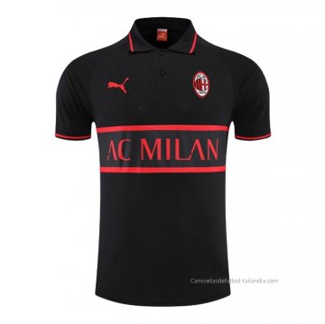 Camiseta Polo del AC Milan 2022-2023 Negro