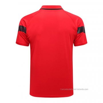 Camiseta Polo del AC Milan 2023-2024 Rojo