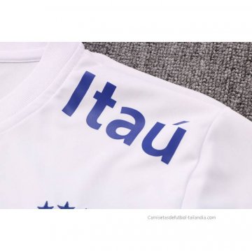 Camiseta Polo del Brasil 2022-2023 Blanco