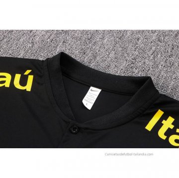 Camiseta Polo del Brasil 2022-2023 Negro