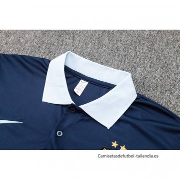 Camiseta Polo del Francia 2024-2025 Azul