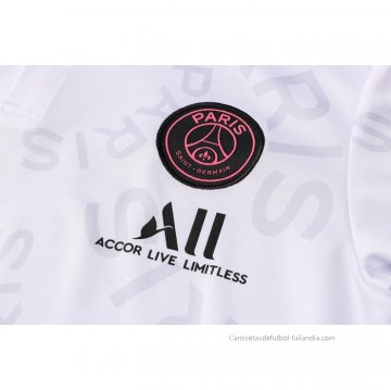 Camiseta Polo del Paris Saint-Germain 2021-2022 Blanco