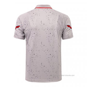 Camiseta Polo del Paris Saint-Germain Jordan 2021-2022 Gris