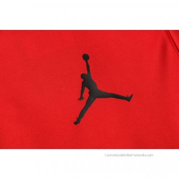 Camiseta Polo del Paris Saint-Germain Jordan 2021-2022 Rojo