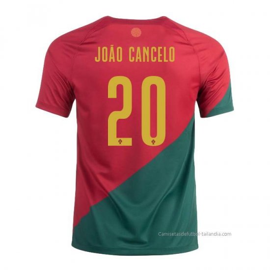 1ª Camiseta Portugal Jugador Joao Cancelo 2022 - Haga un click en la imagen para cerrar