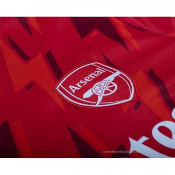 Camiseta Pre Partido del Arsenal 2023 Rojo