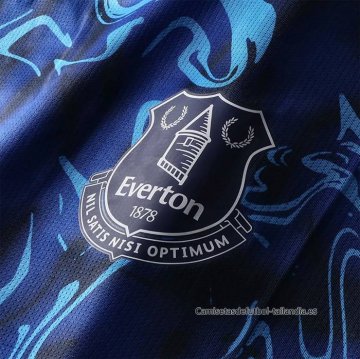 Camiseta Pre Partido del Everton 2025-2026 Azul