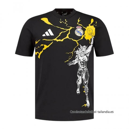 Camiseta Pre Partido del Real Madrid 2025-2026 Negro - Haga un click en la imagen para cerrar