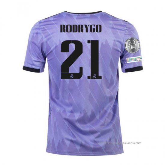 2ª Camiseta Real Madrid Jugador Rodrygo 2022-2023 - Haga un click en la imagen para cerrar