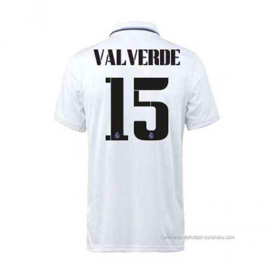 1ª Camiseta Real Madrid Jugador Valverde 2022-2023 - Haga un click en la imagen para cerrar
