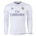 1ª Camiseta Real Madrid Manga Larga Retro 2015-2016