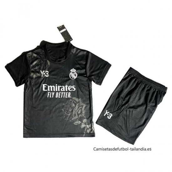 Camiseta Real Madrid Y-3 Nino 2024 Negro - Haga un click en la imagen para cerrar