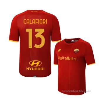 1ª Camiseta Roma Jugador Calafiori 2021-2022 1ª Camiseta Roma Jugador Calafiori 2021-2022