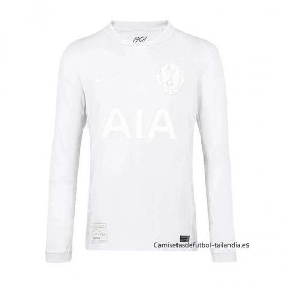 Camiseta Tottenham Hotspur 125 Aniversario Manga Larga 2025-2026 - Haga un click en la imagen para cerrar
