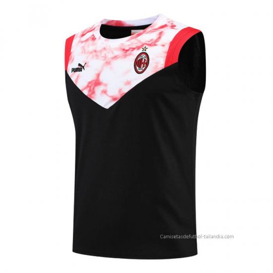 Camiseta de Entrenamiento AC Milan Sin Mangas 2022-2023 Negro - Haga un click en la imagen para cerrar