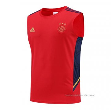 Camiseta de Entrenamiento Ajax Sin Mangas 2022-2023 Rojo Camiseta de Entrenamiento Ajax Sin Mangas 2022-2023 Rojo