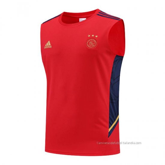 Camiseta de Entrenamiento Ajax Sin Mangas 2022-2023 Rojo - Haga un click en la imagen para cerrar