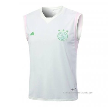 Camiseta de Entrenamiento Ajax Sin Mangas 2023-2024 Verde Camiseta de Entrenamiento Ajax Sin Mangas 2023-2024 Verde