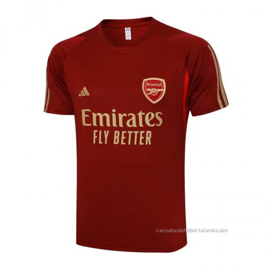 Camiseta de Entrenamiento Arsenal 2023-2024 Rojo - Haga un click en la imagen para cerrar