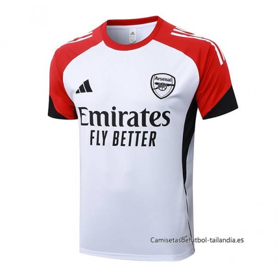 Camiseta de Entrenamiento Arsenal 2025-2026 Blanco - Haga un click en la imagen para cerrar