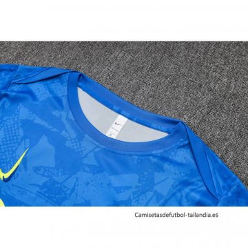 Camiseta de Entrenamiento Barcelona 2024-2025 Azul