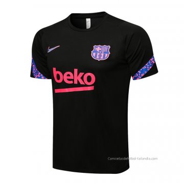 Camiseta de Entrenamiento Barcelona 2021-2022 Negro Camiseta de Entrenamiento Barcelona 2021-2022 Negro