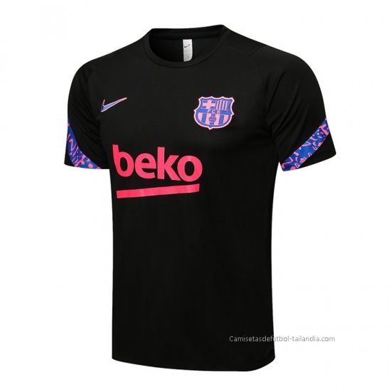 Camiseta de Entrenamiento Barcelona 2021-2022 Negro - Haga un click en la imagen para cerrar