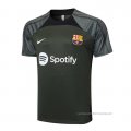 Camiseta de Entrenamiento Barcelona 2023-2024 Verde Oscuro