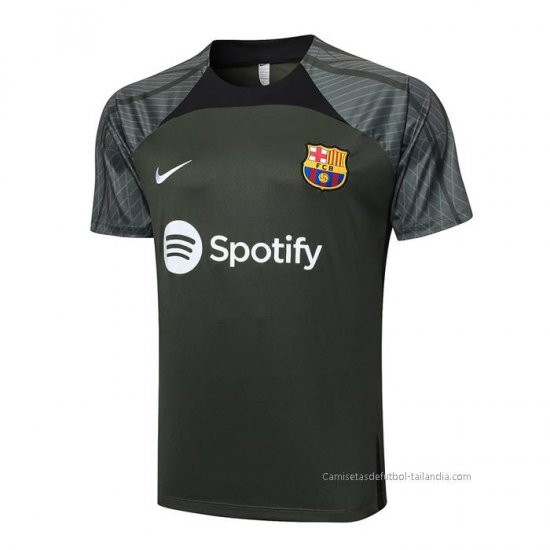 Camiseta de Entrenamiento Barcelona 2023-2024 Verde Oscuro - Haga un click en la imagen para cerrar