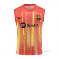 Camiseta de Entrenamiento Barcelona Sin Mangas 2023-2024 Naranja