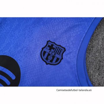 Camiseta de Entrenamiento Barcelona Sin Mangas 2025-2026 Azul Purpura