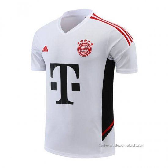 Camiseta de Entrenamiento Bayern Munich 2022-2023 Blanco - Haga un click en la imagen para cerrar