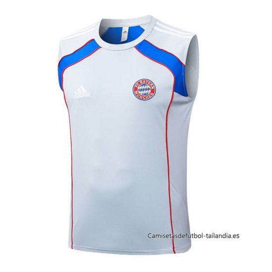 Camiseta de Entrenamiento Bayern Munich Sin Mangas 2025-2026 Gris - Haga un click en la imagen para cerrar