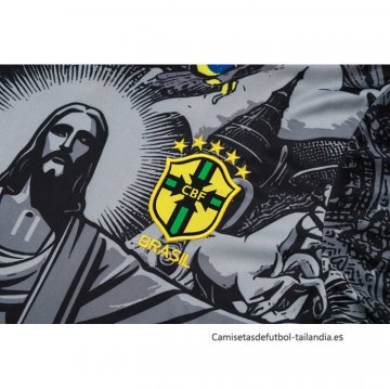 Camiseta de Entrenamiento Brasil Jesus 2024-2025 Negro