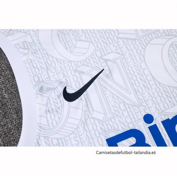 Camiseta de Entrenamiento Chelsea Sin Mangas 2025-2026 Blanco Gris