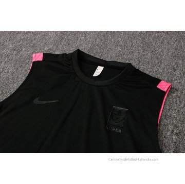 Camiseta de Entrenamiento Corea del Sur Sin Mangas 2021-2022 Negro